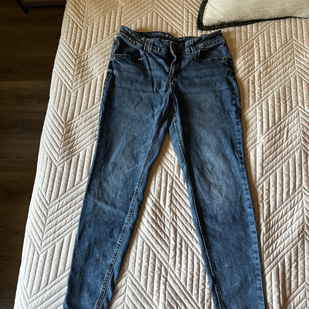 Maurices Dark Blue Skinny Jeans
